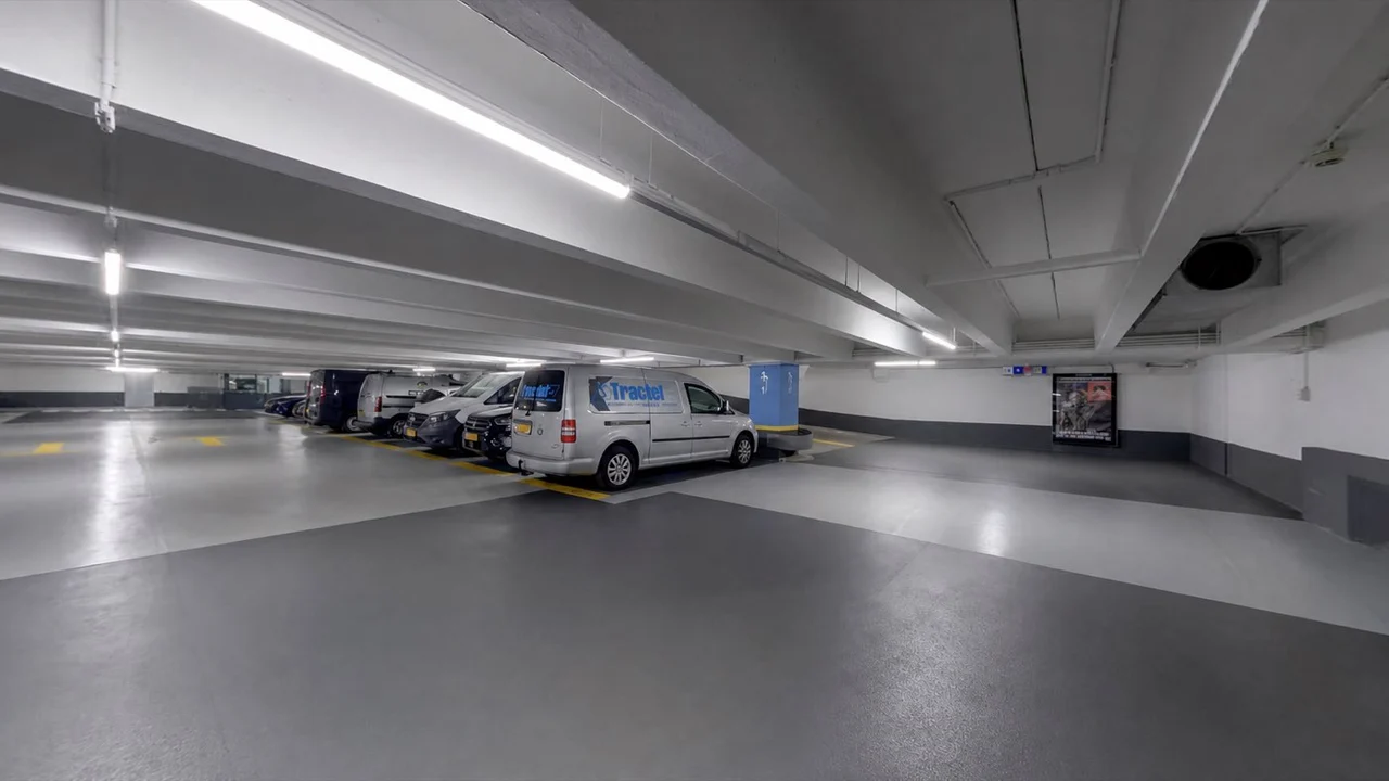 Parkeerdek van Interparking Helicon in Den Haag