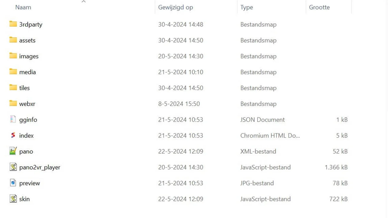 Hoe je een virtuele tour uitpakt