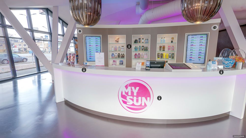 Plaats info punten in virtuele tours