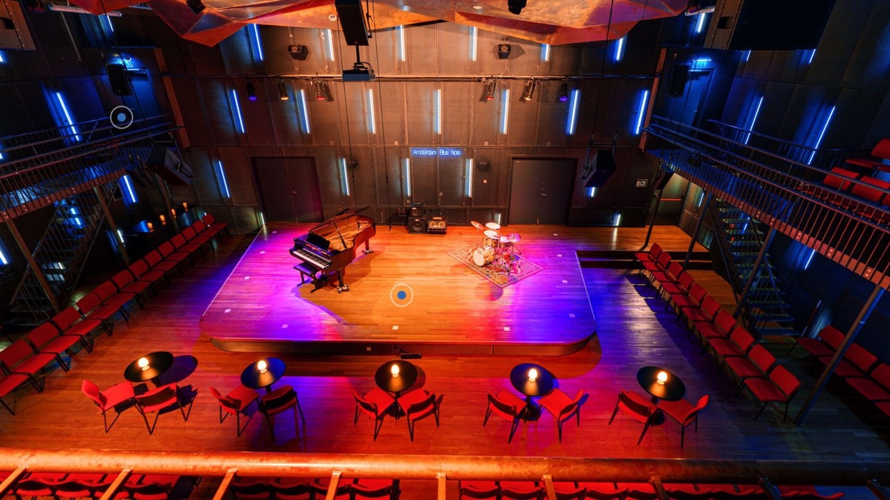 Podium van Amsterdam Blue Note