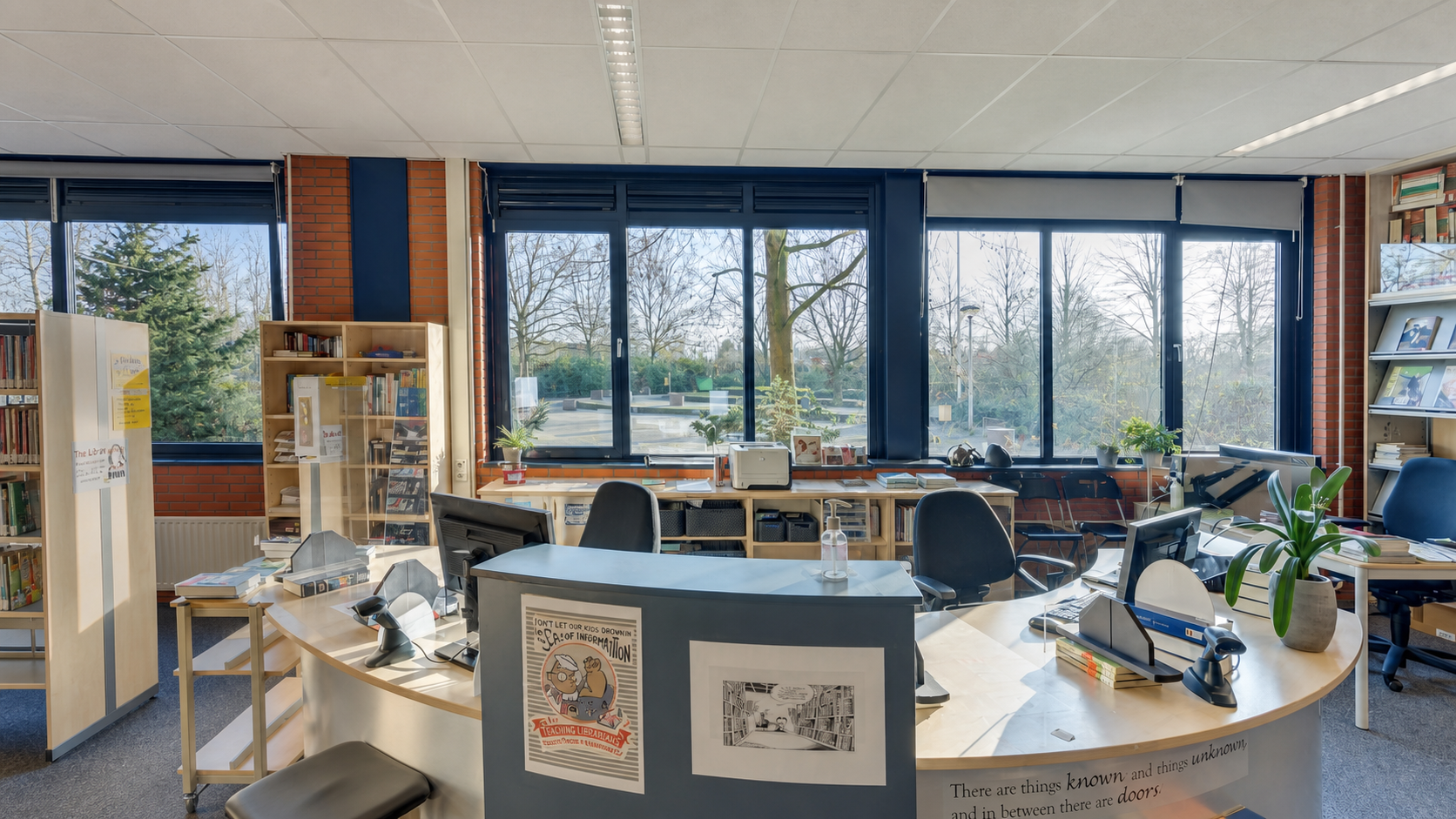 Mediatheek van het Johannes Fontanus College