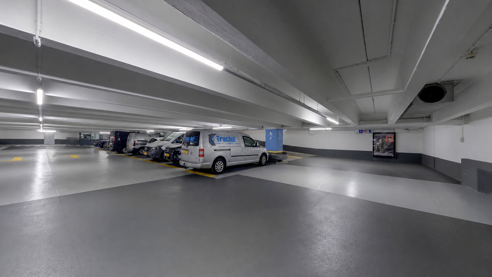 Parkeerdek van Interparking Helicon in Den Haag