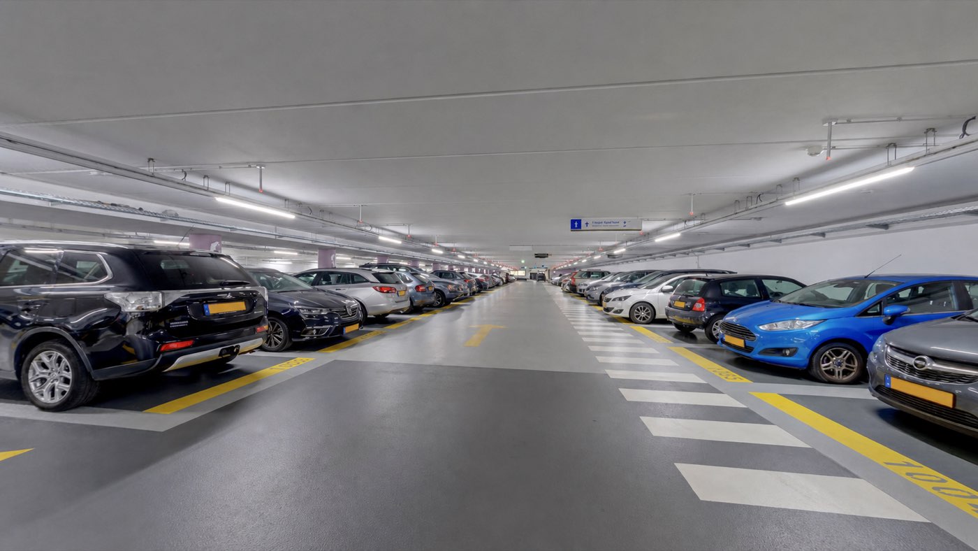 Parkeerdek van Interparking Museumkwartier in Den Haag