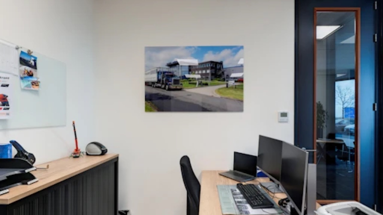 Kantoor van de logistieke planning in de virtuele tour van TruSteel Group