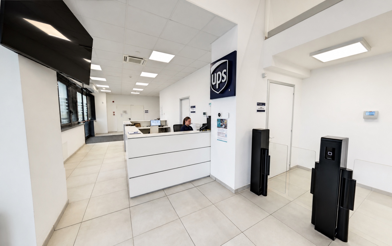 Receptie van UPS Healthcare in Somaglia